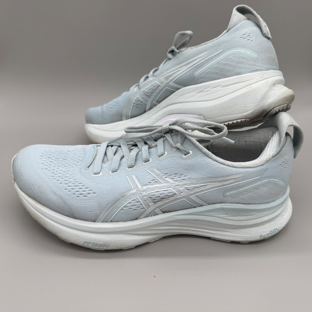 ASICS Gel-Kayano 30 Running Shoes Light Blue White 1012B357 Women's Size 9.5